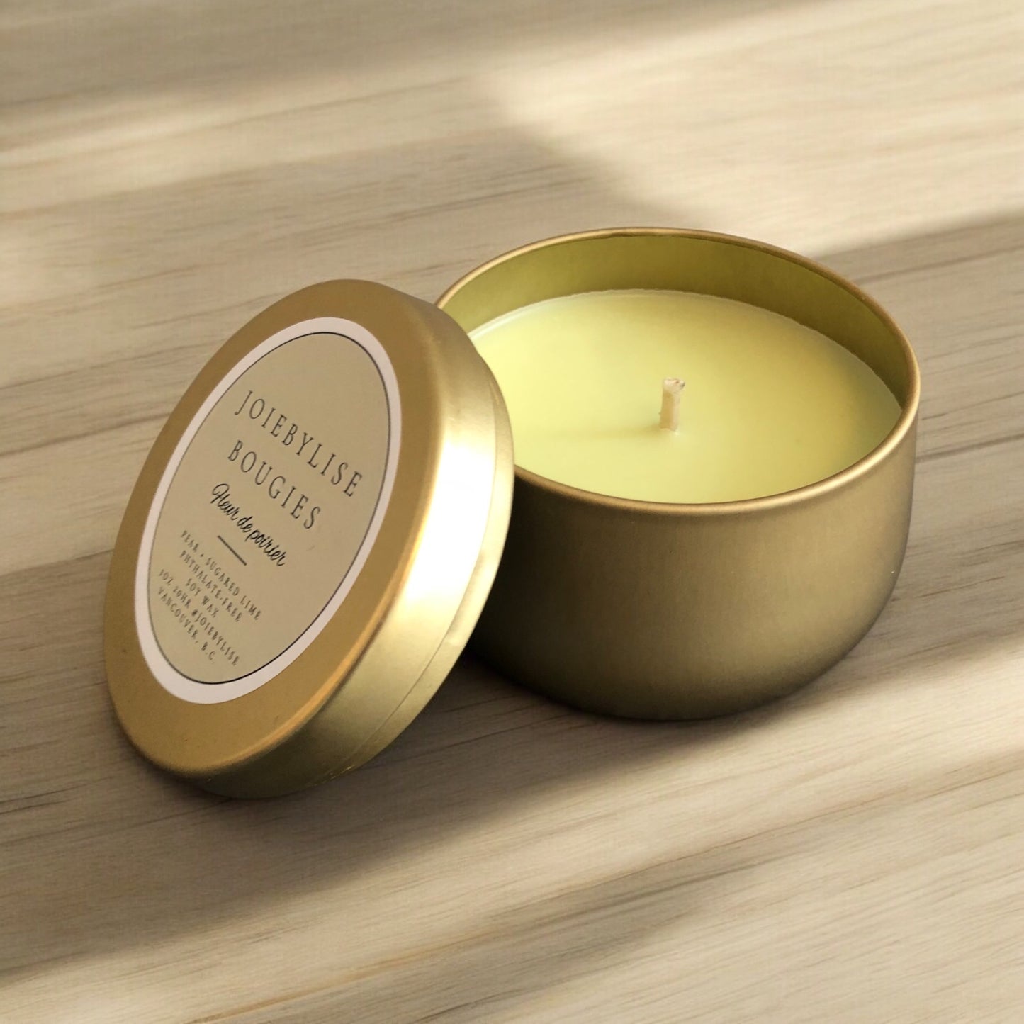 3 oz Fleur de Poirier Bebe Soy Wax Candle