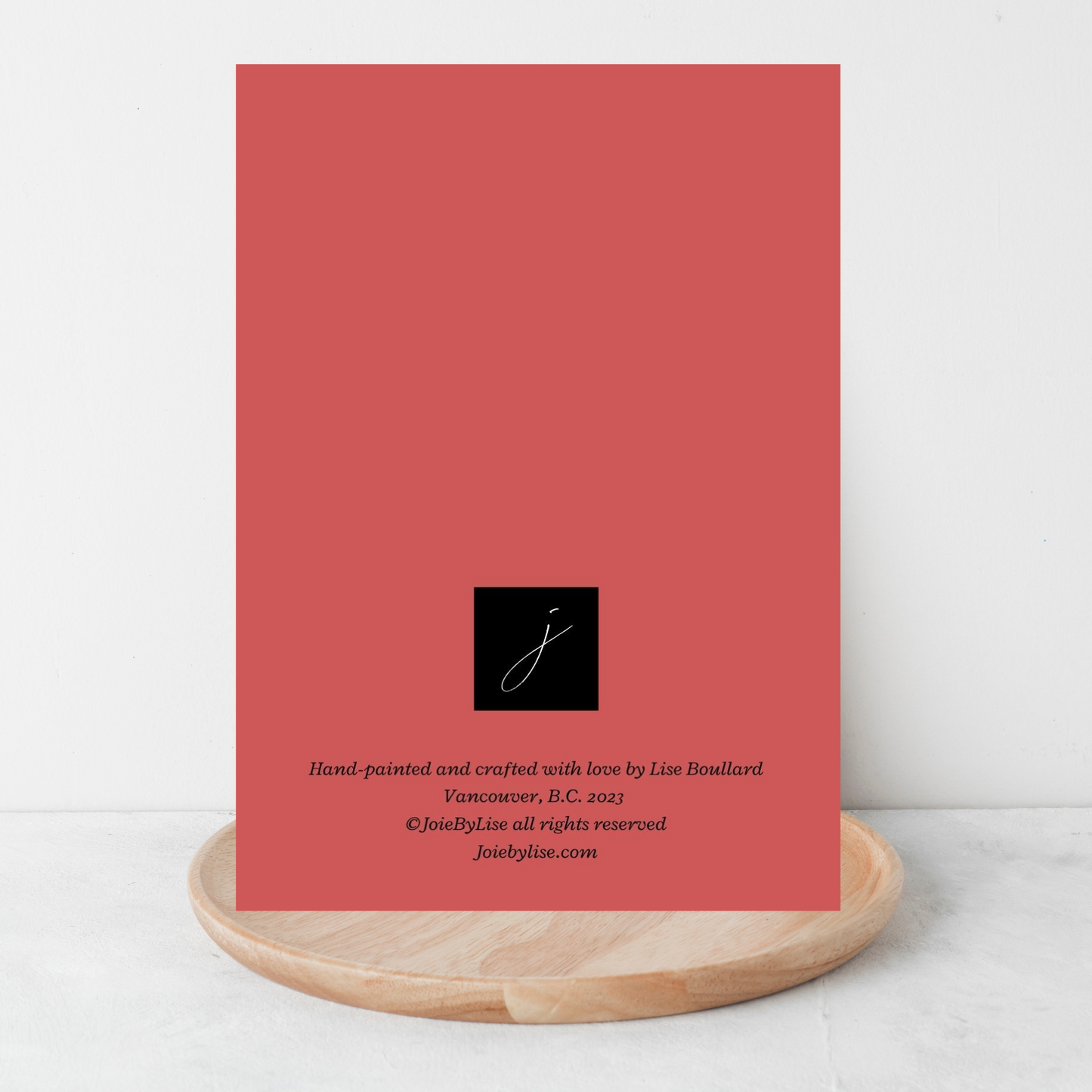 Macarons Noël - Christmas macarons handpainted watercolour greeting card