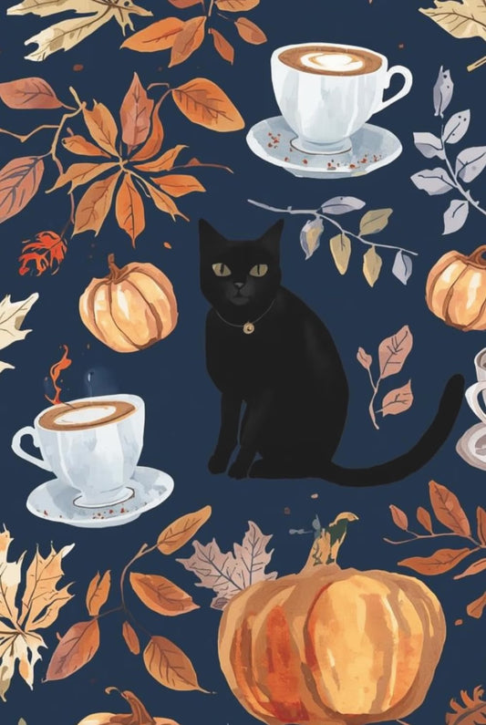 Chat Noir Softcover Notebook (100 lined pages)