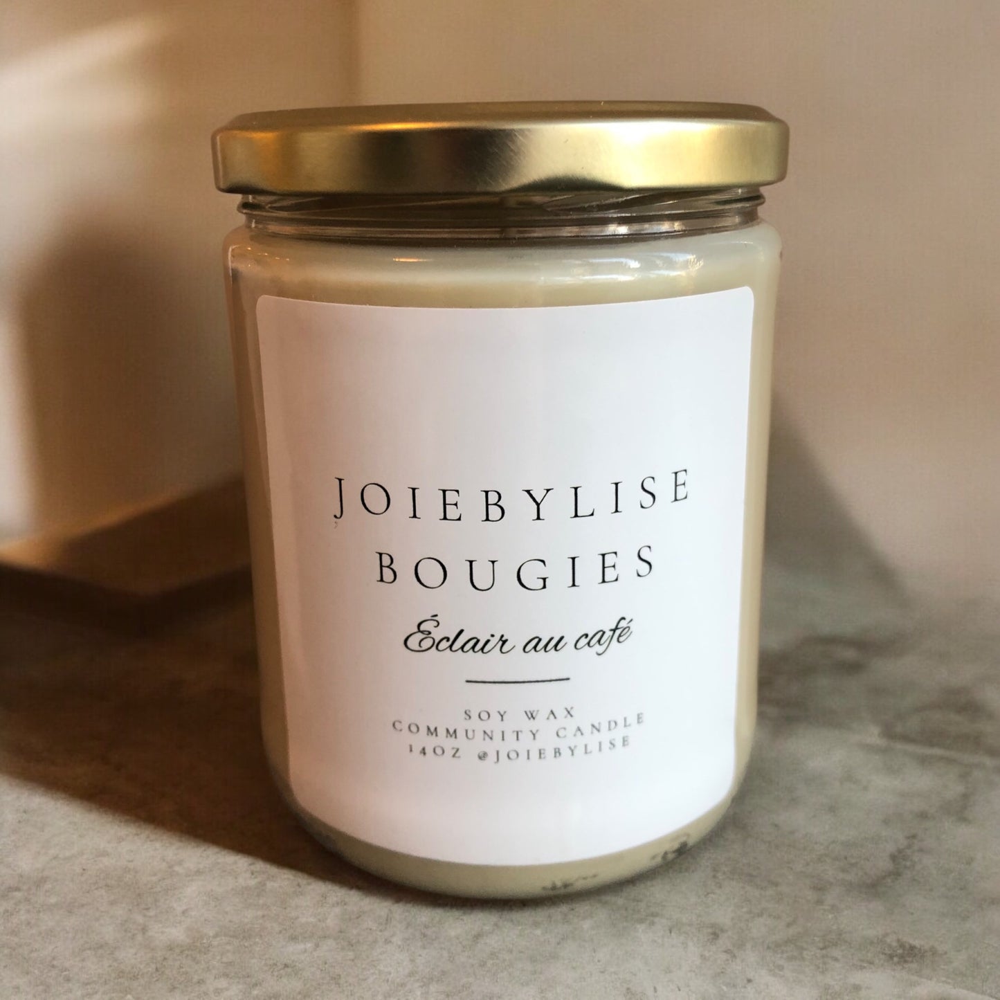 13 oz Soy Wax Bougie - Éclair au Café