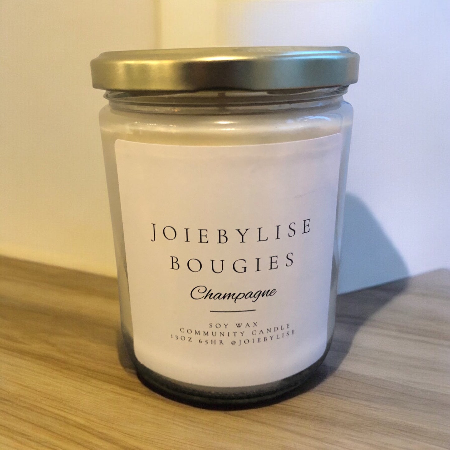 13 oz Soy Wax Bougie - Champagne