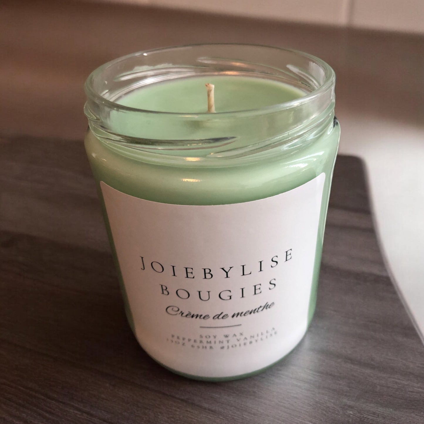 Soy Wax Bougie - Crème de menthe